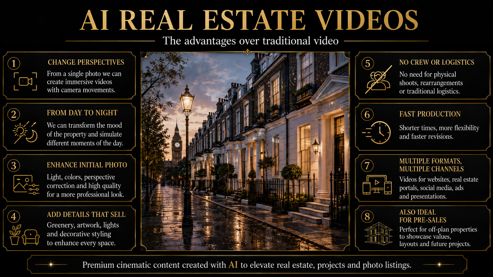 AI real estate video production for luxury property marketing